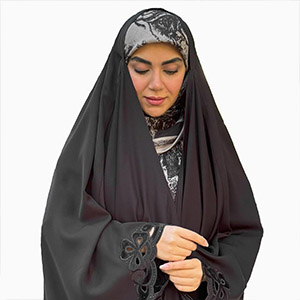 چادر عربی مدل مخمل پاپیون