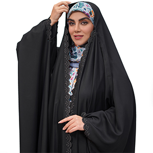 چادر عربی مدل گل سه پر